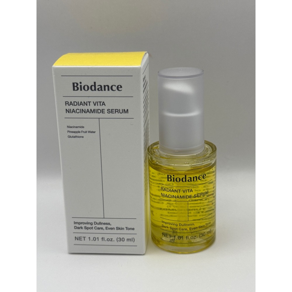 Biodance Yellow Radiant Vita Niacinamide Serum Women 30ml Brightening BNIB